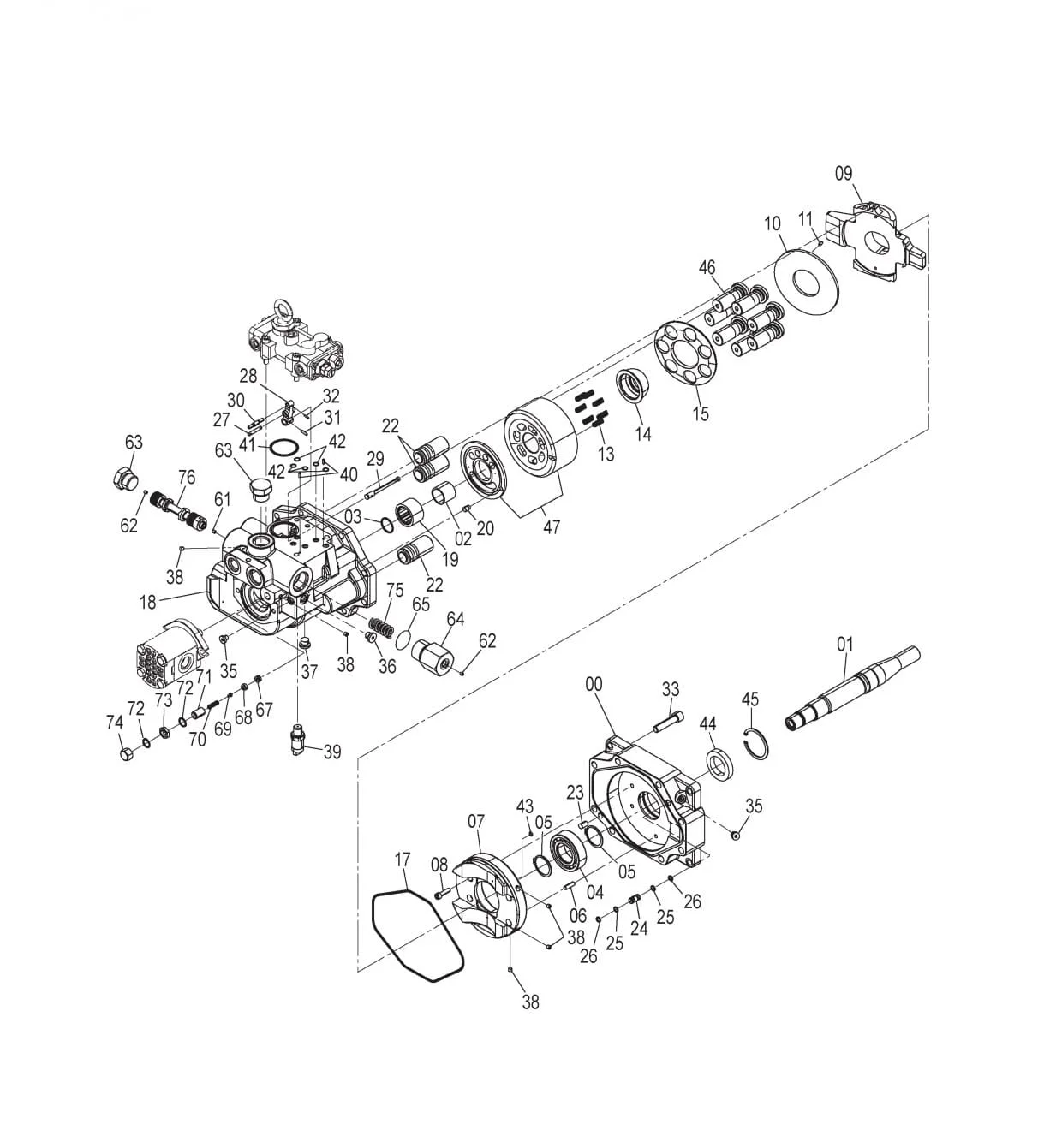 HPK125 Hidrolik Pompa